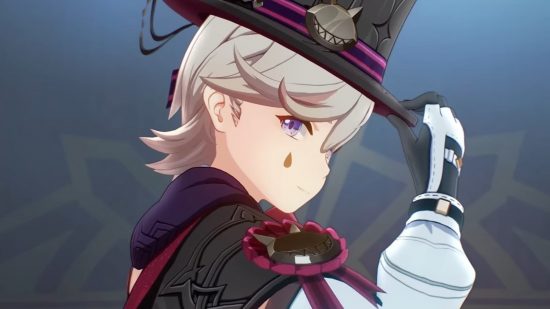 Genshin Impact introduces Fontaine with top-tier character banners: anime boy with blonde hair wearing a top hat